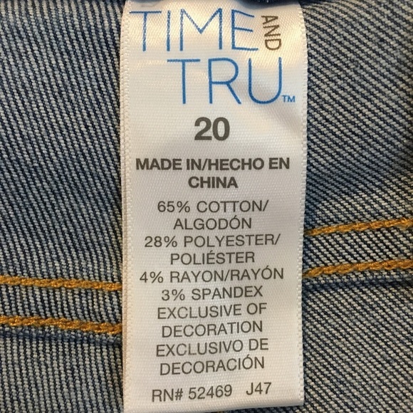 Time and Tru stone skinny jeans - Size 20 - Picture 8 of 8